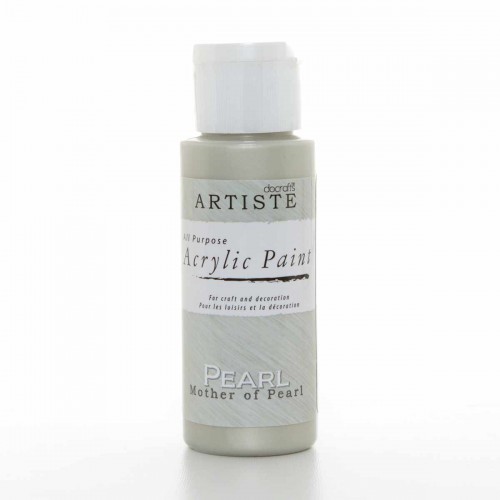 Акрилна боя - перлена - Docrafts Acrylic Paint (2oz) - Mother Of Pearl (DOA 763002)